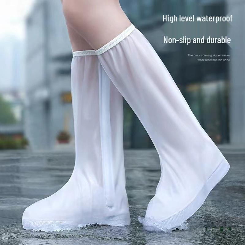 Unisex Waterproof Non-Slip Rainproof Shoe Covers: Thickened, Wear-Resistant, Snow-Proof Footwear for Rainy Days