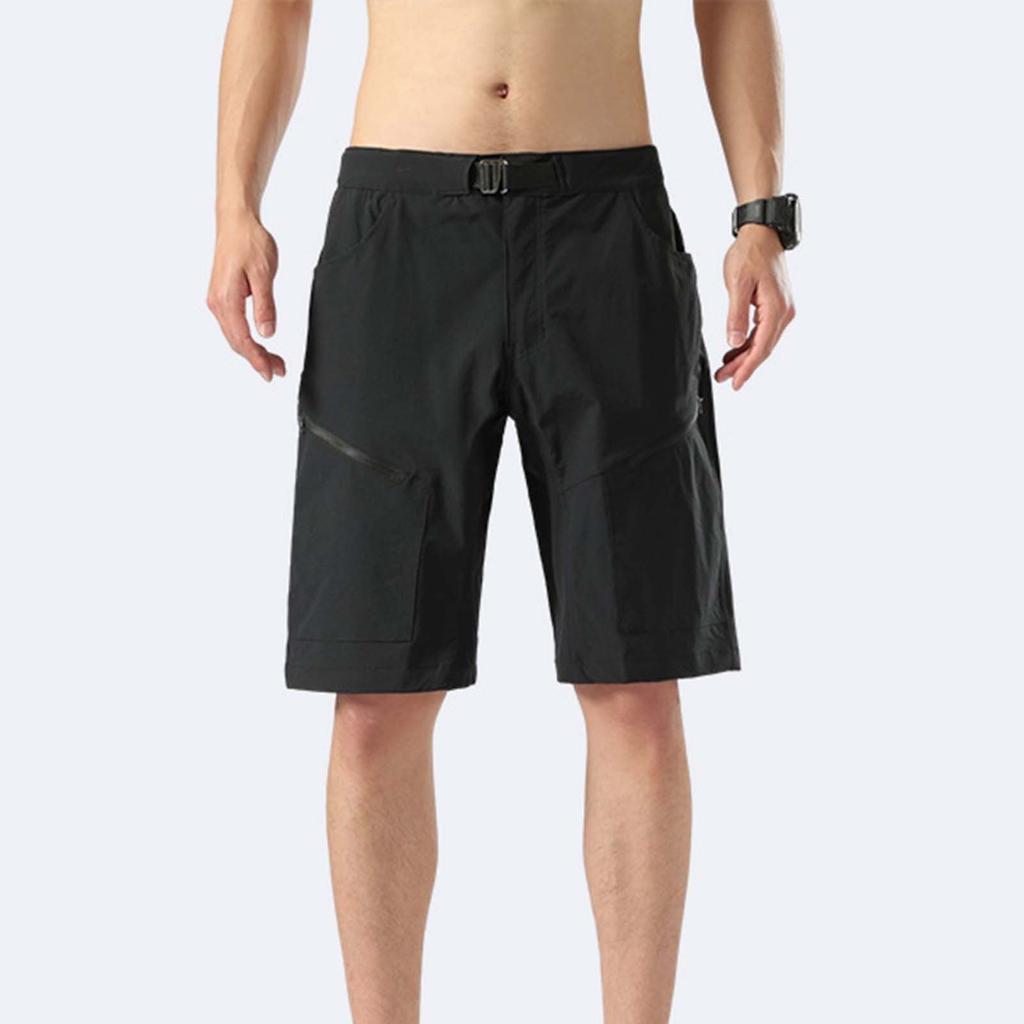 Men's Summer Quick Drying Five Quarter Pants, Loose And Breathable Workwear, Straight Leg Shorts