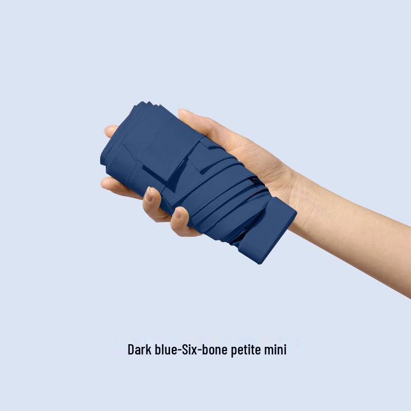 Ultra-light Mini Card Pack Sun Protection Foldable Anti-UV Umbrella