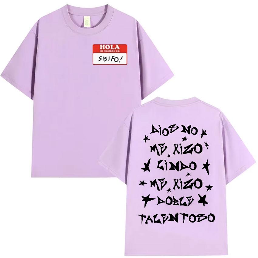 Rapper NSQK Hola Sisi Fo Mark Tour 2025 Album T Shirt Men Women Casual Fashion Cotton Short Sleeve T-shirt Hip Hop Clothing Tees