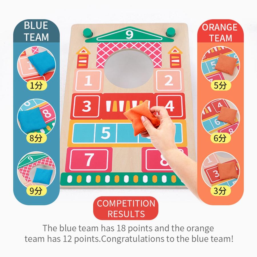 Dětská sada pytlů na fazole a písek Házecí hry Venkovní plážové hračky Karnevalová párty Hry pro děti a dospělé Vnitřní zahrada