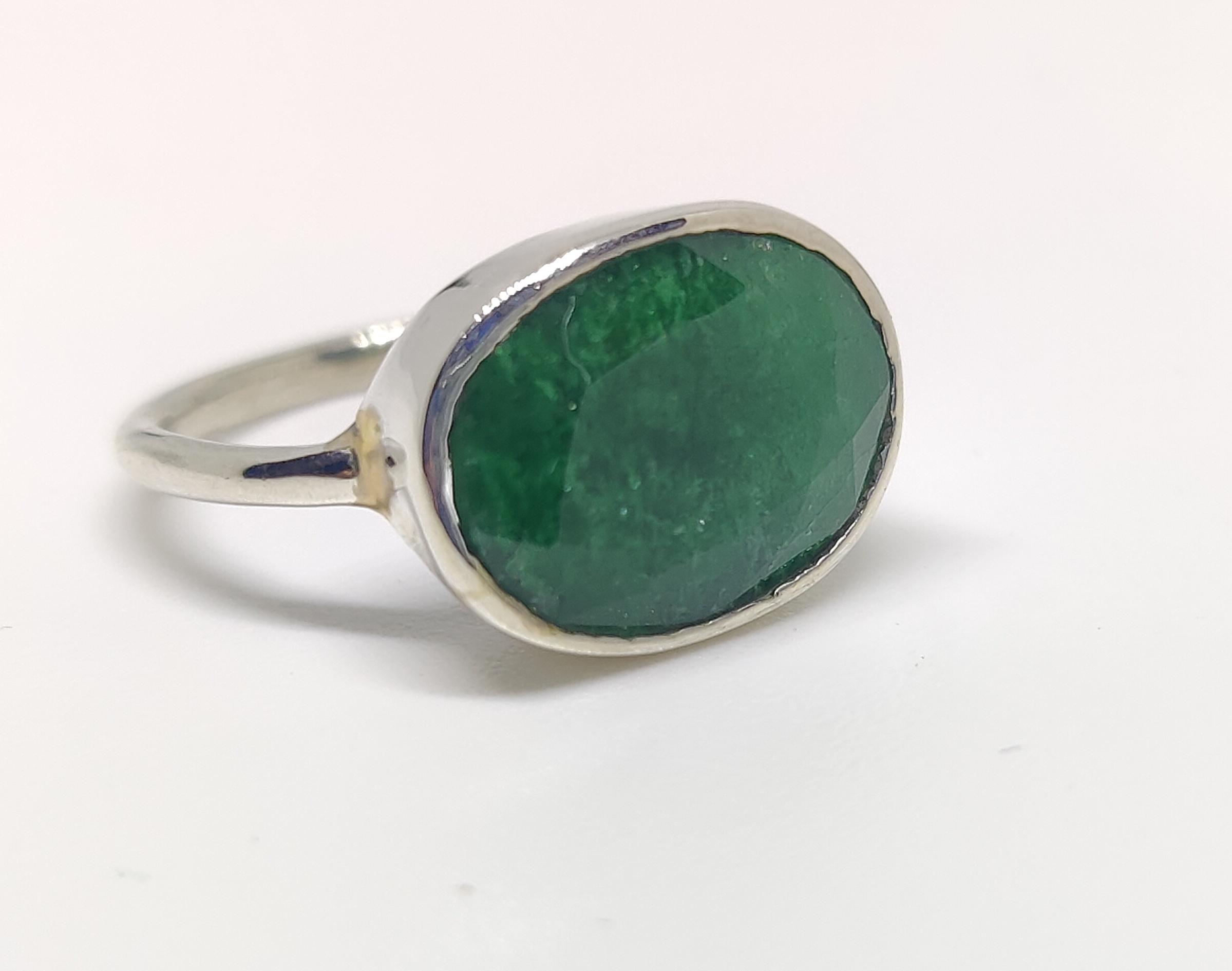 

Заявление о изумрудном кольце, женское кольцо, стерлинговое серебро 925 пробы, кольцо с драгоценным камнем, кольцо с зеленым камнем, подарок для нее 10