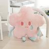 Flower Shape Plush Toy Crying Lively Stylish Stuffed Flower Toy for Living Room Balcony Office Pink
