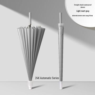 OIMG 24-Rib Large Automatic Umbrella with Waterproof Cover