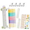 Vertical Jump Tester for Kids Wall Mounted Vertical Jump Measuring Device Resettable Vertical Jump Touching and Patting
