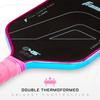 Franklin C45° PADDLE IN CARBONIO Parris Todd 13.25mm ROSA/BLU Pagaia in Fibra di Carbonio Pagaia Pickleball