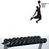 Наклейка на стіну баскетболіст дриблінг шпалери комфортний сучасний домашній аксесуар двері прикраса художні наклейки