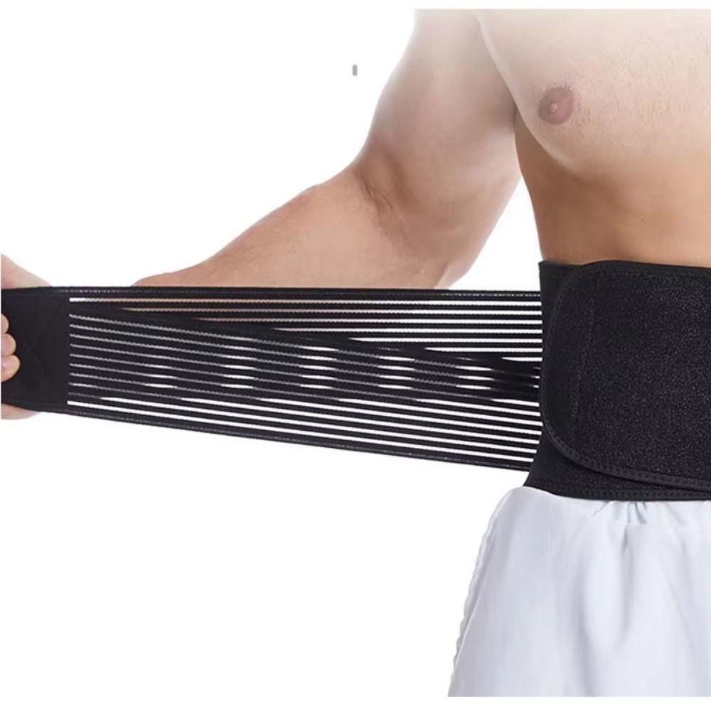 Pressurization Spine Support Belt Adjustable Orthopedic Lumbar Belt Waist Trainer Belt  Workout