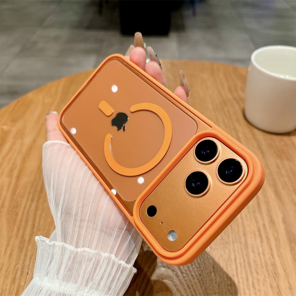 

Magnetic Acrylic Transparent Case For iPhone 17 16 15 14 13 12 11 Pro Max Plus For Magsafe Wireless Charging Shockproof Cover iPhone17 Pro