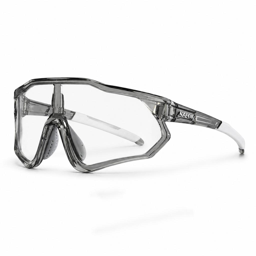 Color-changing TR90 Cycling Glasses Men's Anti-ultraviolet Outdoor Mountaineering Running Windproof Goggles Women's Intelligent Color-changing