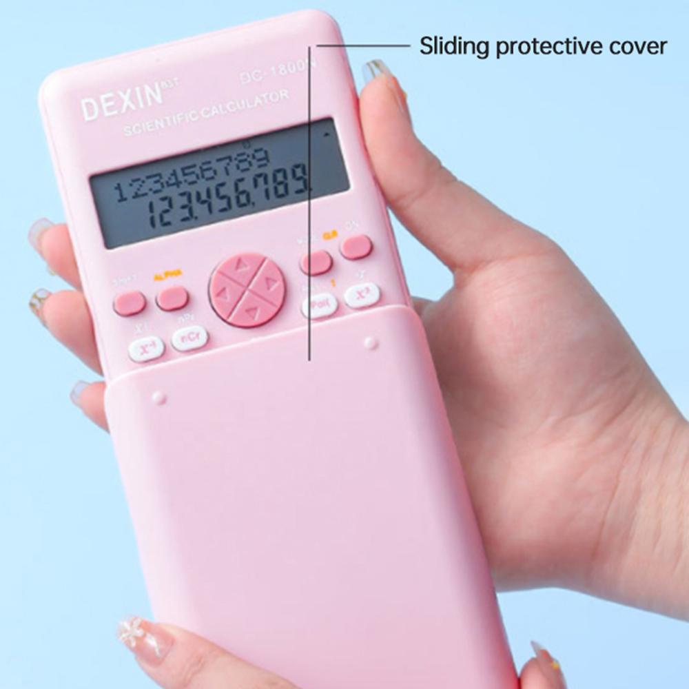 Scientific Calculators Pink Math Calculator With 240 Multi-functional Calculator 2 Lines Lcd Display Ideal For Teachers