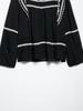 Spring 2025 European & American Women's Patchwork Embroidery Fashion Loose Top