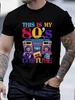 100% Cotton Eighties Music 1980s Generation 80s Costume Party Retro 80s T Shirt Men's Graphic Tee Causal Tops Fashion T Shirt Sho