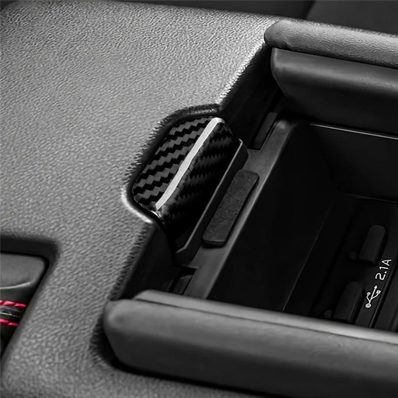 Real Hard Carbon Fiber for Subaru BRZ Toyota GR86 -2024 Central Storage Button Decor Interior Accessories