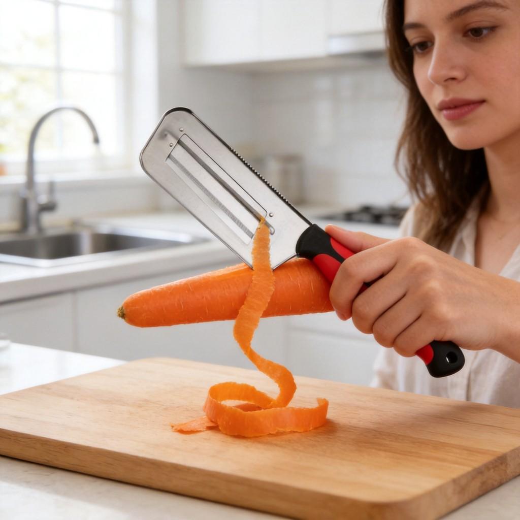 Stainless Steel Multi Function Kitchen Peeler With Fish Scale Scraper For Home Cooking