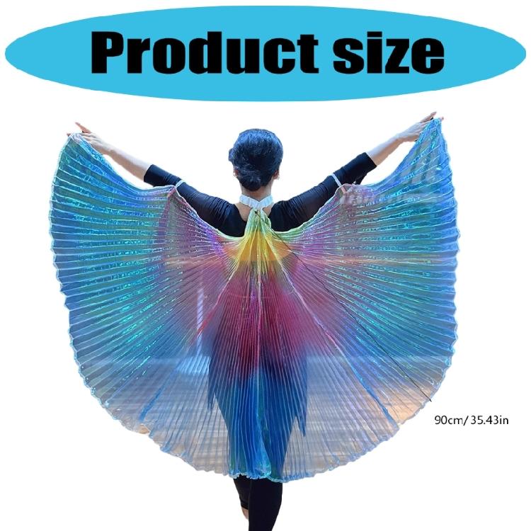 Shimmering Stage Performances Flags Hanging Neck Angles Wing Belly Dance Wing Adult Hand Hook Cloak Easy To Use