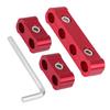 12 Pezzi Lega di Alluminio   Separatore per Fili 8mm 9mm 10mm Divisore per Fili del Motore;Nero:
