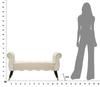 Bank Paris Beige Gold Cm 120X40X60