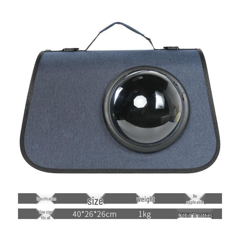 

Улучшенная складная переноска для питомцев: Прозрачная сумка для кошки и портативный сетчатый слинг для собак 40*26*26cm