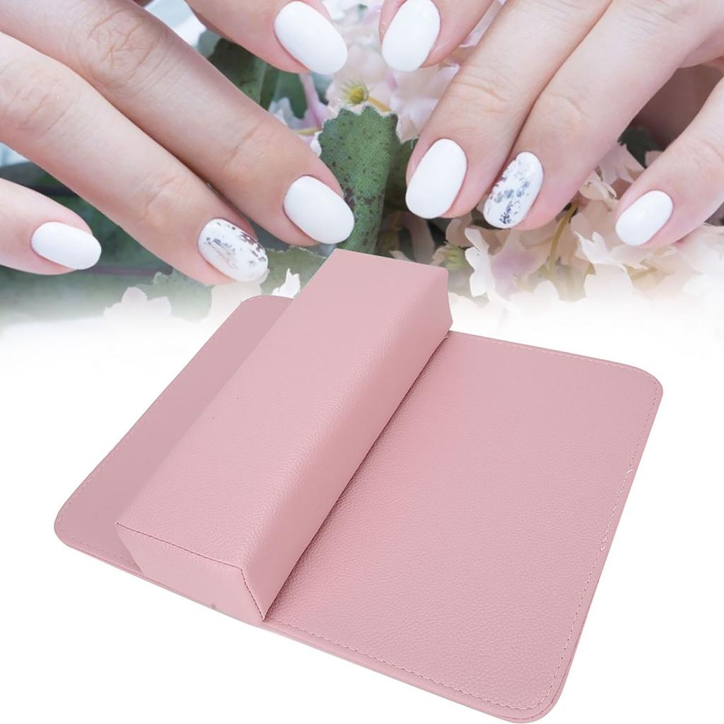 Soft Nail Art Beauty Salon Hand Pillow Arm Rest Holder Cushion Mat Set Manicure ToolPink