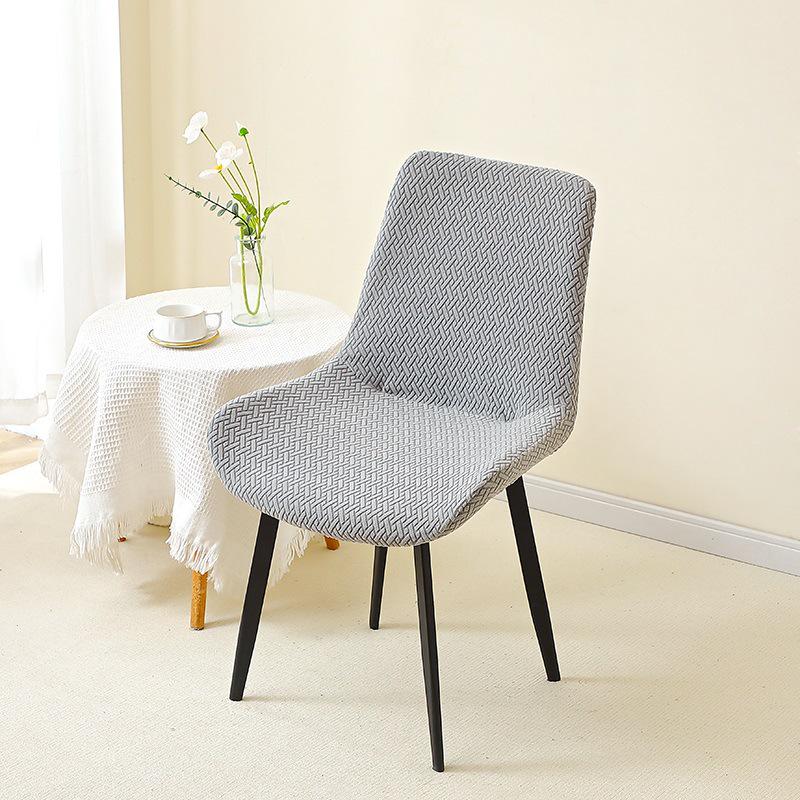 Universelle Dehnbare Esszimmerstuhlhusse - Allzweck-Wrap in unregelmäßiger Bogenform