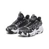 Anta Antiskid Shock Absorbing High Top Sports Casual Shoes Kids Sneakers Black Gray White 312151110R-3