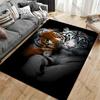 Companionship love between majestic tigers carpet Yoga living room room decor children's crawling mat doormat area rug