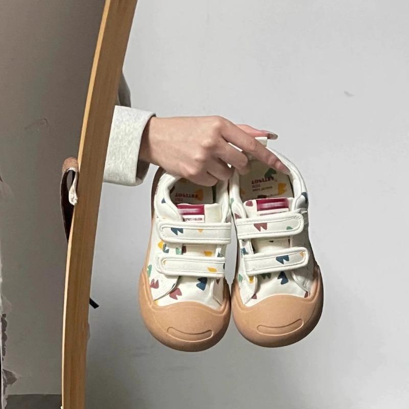 Niche Baby Shoes Women's Autumn New Platform Casual Versatile Cute Cute Cute Big Head Shoes Little White Shoes Sports Board Shoes