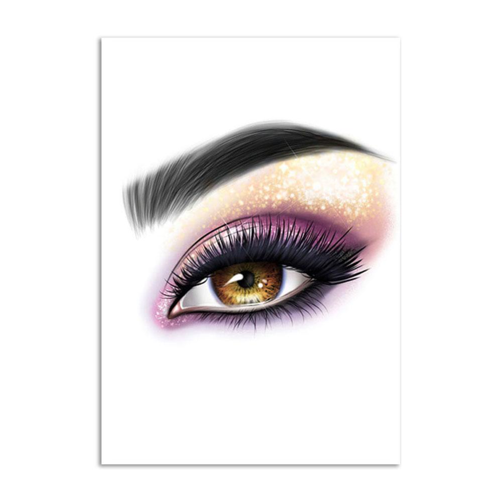 Fashion Women Make Up Wall Art Poster and Prints Nail Rouge Lips Modern Canvas Painting Pink Picture Decoration Office Gift Art
