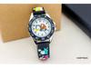 Korean 3D Cute Excavator & Go-Kart Quartz Watch for Boys - Silicone Strap