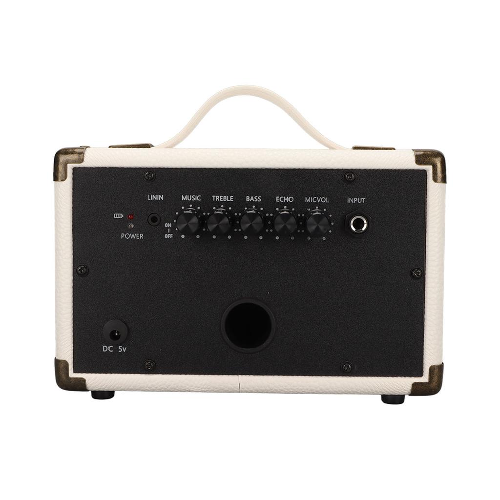 Vintage   Spker Multifunction M3 Lther Hvy Bass Knob Control Portable Wireless Spker for Outdoor Party