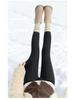 Women's Fleece-Lined High-Waisted Yoga Pants: Plus Size, Butt Lifting, Tummy Control, Body Shaping, Perfect for Autumn and Winter.