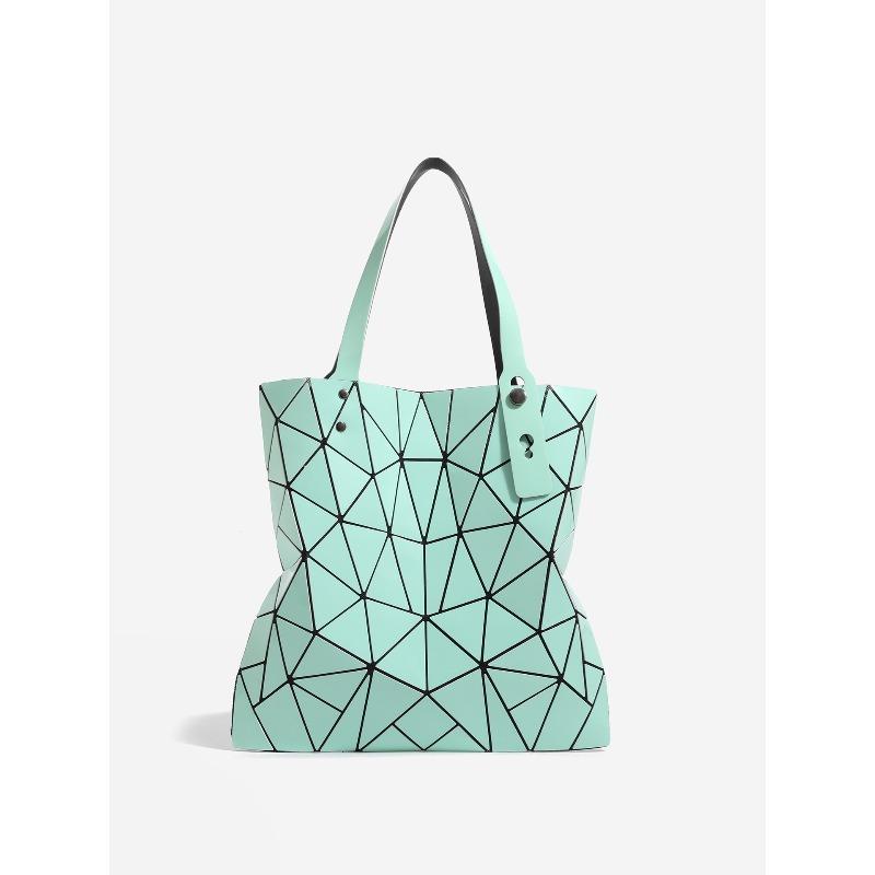 Borsa a Spalla Singola Geometrica a Forma di Diamante, Grande Capacità, alla Moda