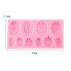Mini Halloween Silicone Mold DIY Chocolate Fondant Cake Decoration Pumpkin Mold Tool for Home Party