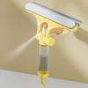 Glass Cleaning Tool Double-Sided Window Glass Wiper Household Cleaning Supplies Glass Scraper Glass Wiper for Window