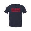 Belmont University Bruins Basic Block College Team Kleinkind T-Shirt - Marine