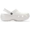 Crocs Classic Platform Clog EVA Classic Cloud Dok Vintage Sandals Women's White