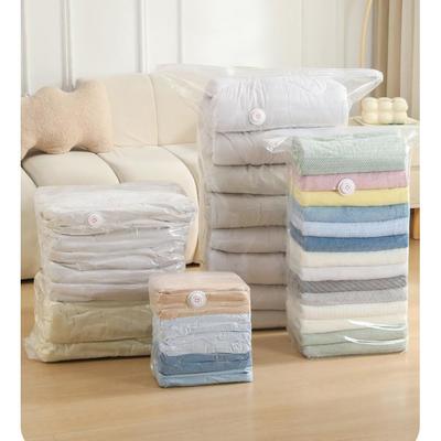 Thickened 3D Vacuum Storage Bag - No Pump Needed for Clothes, Quilts, and Down Jackets