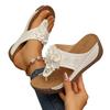 2025 Foreign Trade Summer New Women's Toe Platform Slippers Large Size Toe Platform Beach Shoes