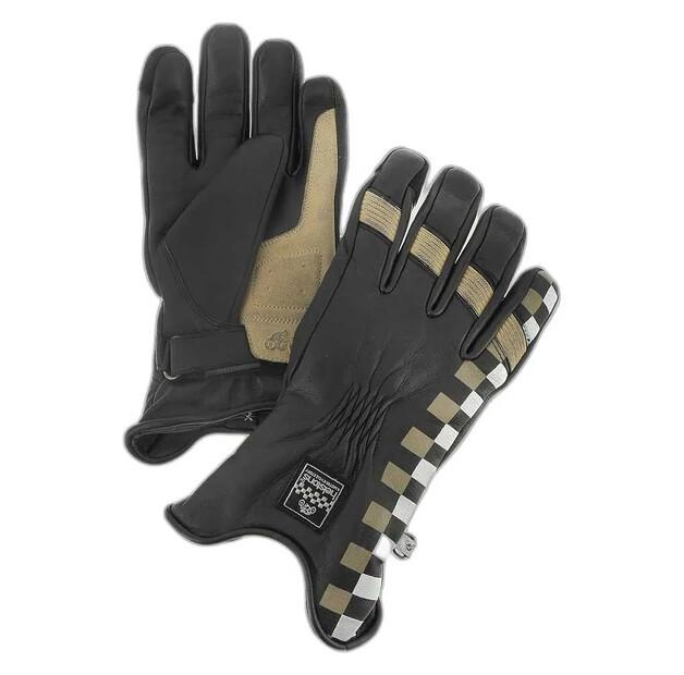 Helstons Steve Leather Motorcycle Gloves