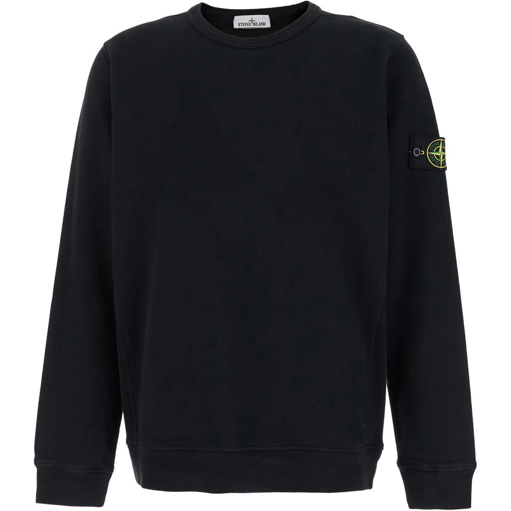 

STONE ISLAND Флисовая толстовка черная унисекс топы 811562420-V0029 M