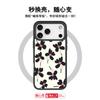 Applicable To Apple 17 Mobile Phone Case, Advanced Sense 16 Replaceable Back Plate 15promax Magnetic Mobile Phone Case, Oil Painting Flower