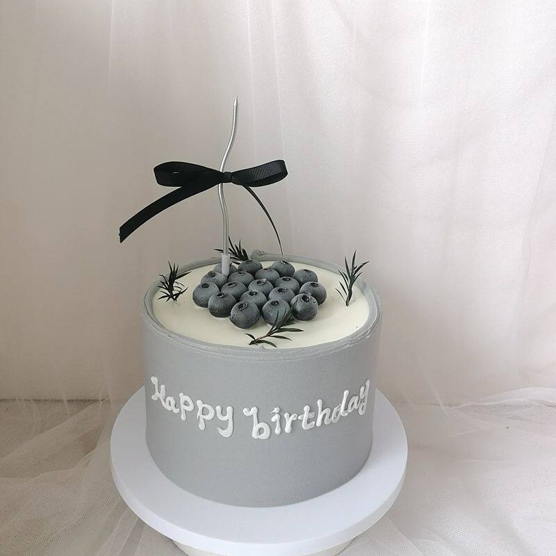 6inch Black Simulation Cake Cream Birthday Cake Fake Cake Model Dessert Baking Shop Window Display Samples Props Dessert Decor