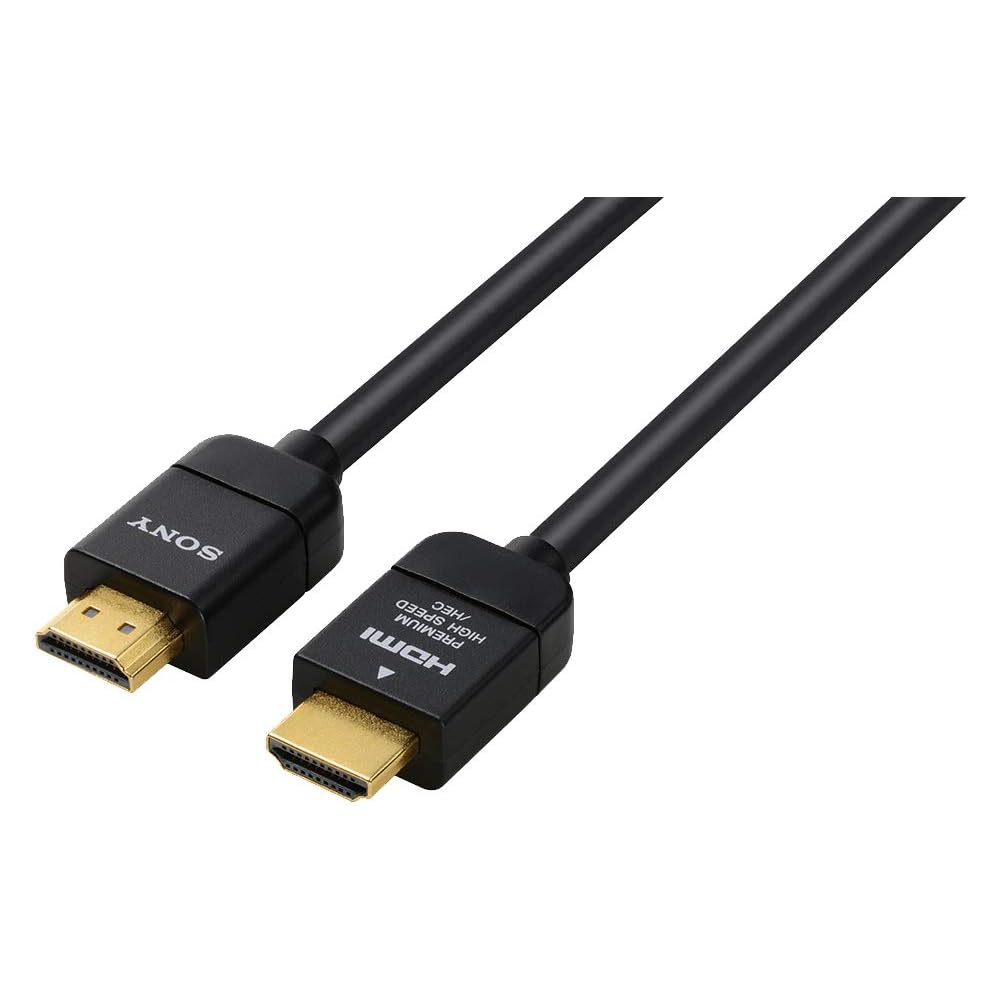 Sony Premium HDMI Cable 1.0m High Speed 4K 60P/4K HDR/Ultra HD Compatible Certified DLC-HX10