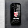 Bicycle T-TrekS Pouzdro na telefon Pro IPhone 17 Air 16 E Pro Max 15 14 13 Mini 12 Pro 11 Max Plus Černý skleněný kryt
