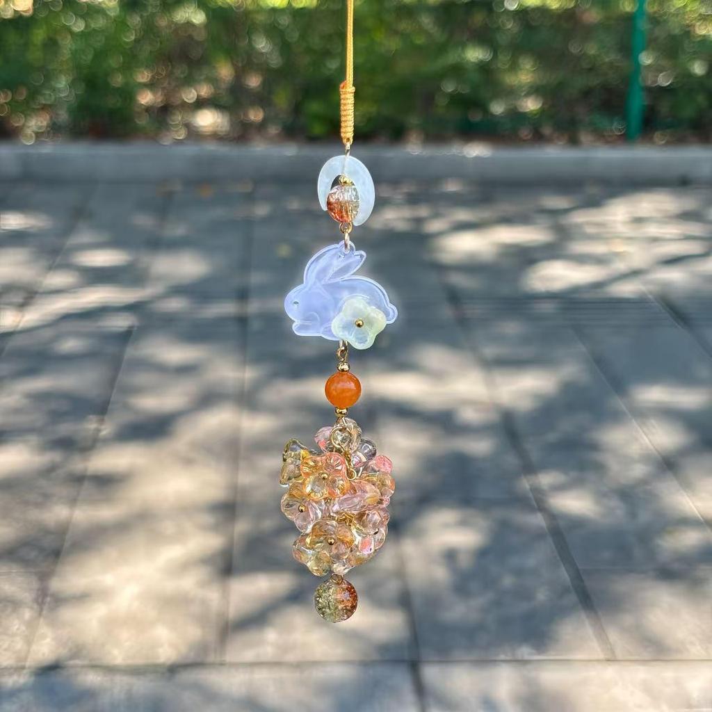 Maiglöckchen Handy-Lanyard mit Quasten-Anhänger - Frisches, vielseitiges Design