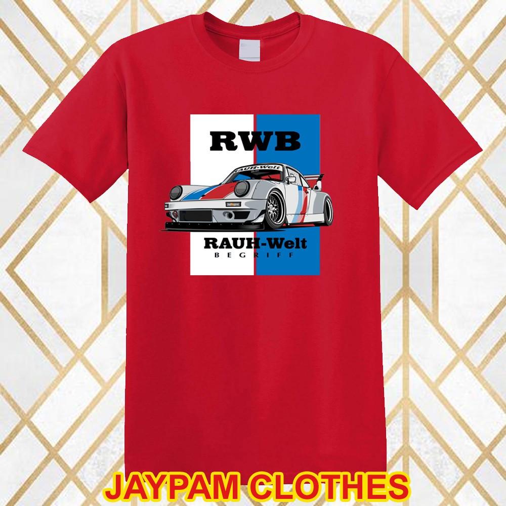 RWB Rauh Welt Begriff Racing Tuner Car Men s Red Size S 5XL XL