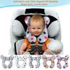 Reisekissen für Baby Kopf und Nacken, Verbessertes Baby-Stützkissen, Baby-Nackenkissen für Autositz, Kinderwagen, Reisen