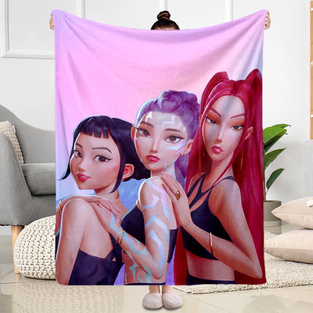 Futuristic Fashion Fusion Blanket Warmthful Decor Perfect for Office Chair Couch Livingroom for All Occasions Digital Print
