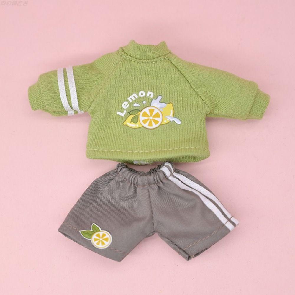 Handmade OB11 Clothes Casual Wear Obitsu11 Outfit DIY Toy Doll Hoodie Shorts Molly GSC Body